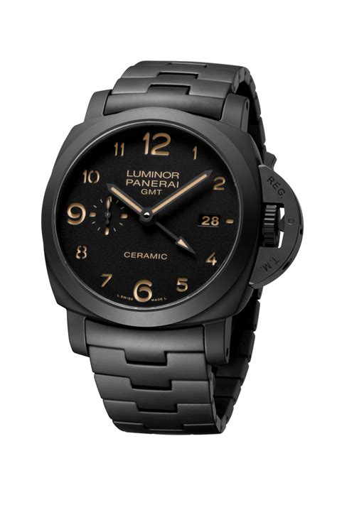 luminor panerai automatic gmt ceramica|luminor panerai 1950 price.